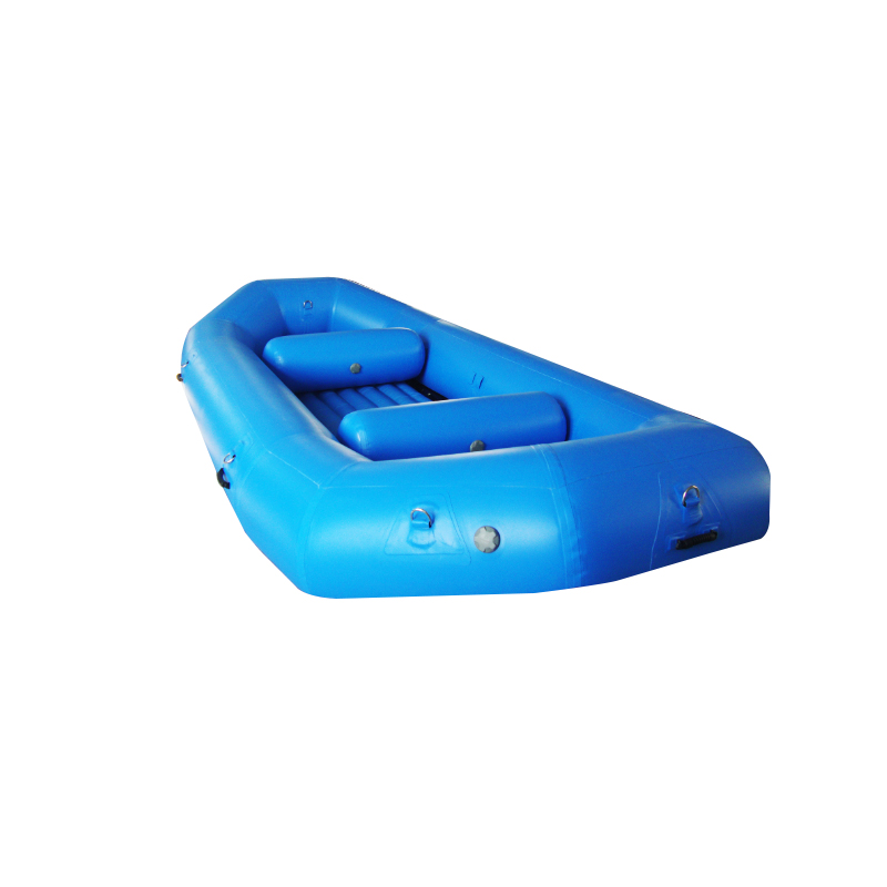 Barco de balsa de agua salvaje al aire libre con flotador de río de alta calidad