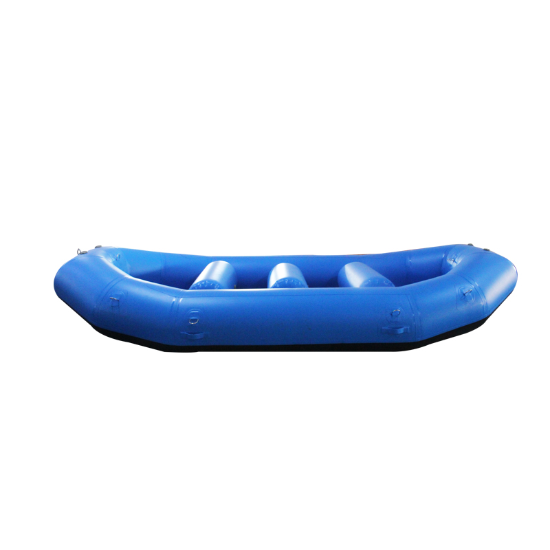 Bote de balsas inflables de rafting con suelo de PVC para aventuras