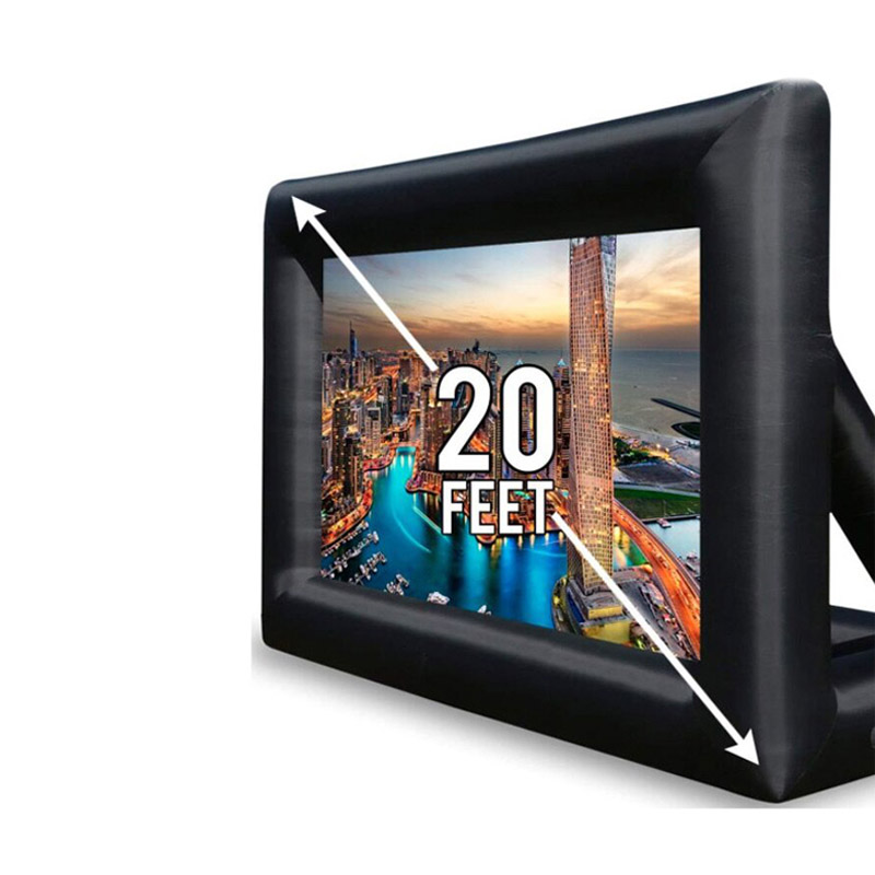 Pantalla de proyector inflable para cine al aire libre