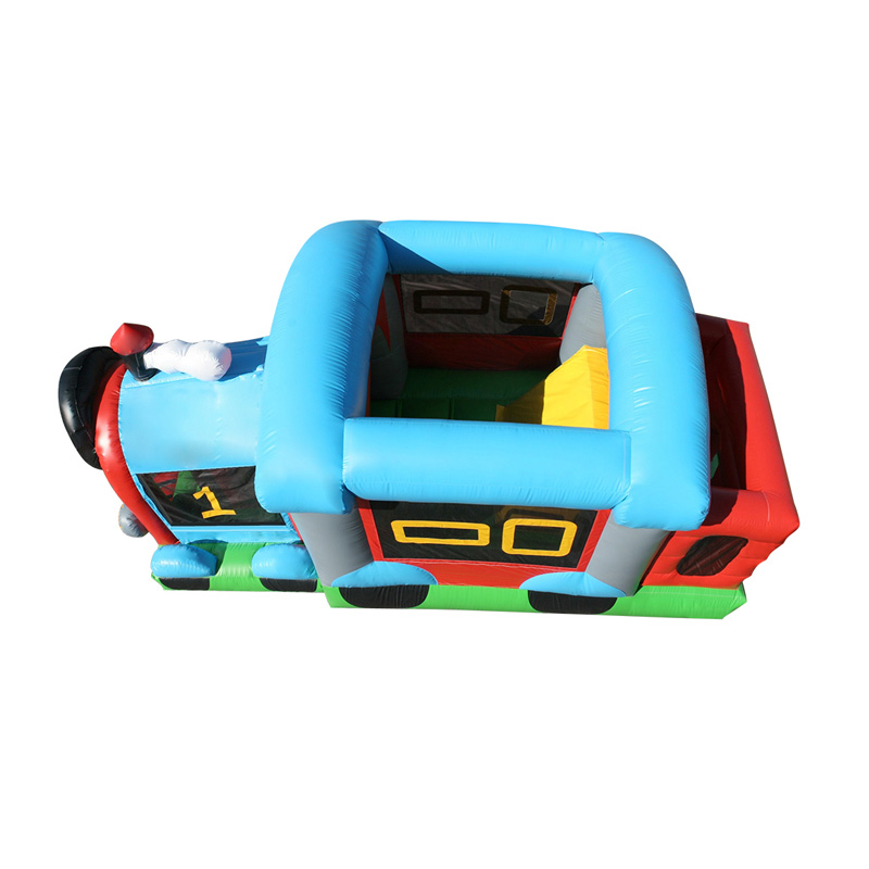 Gorila inflable de tren con soplador, la mejor casa de salto