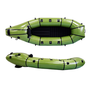 Embarcación hinchable superligera Packraft con Spraydeck