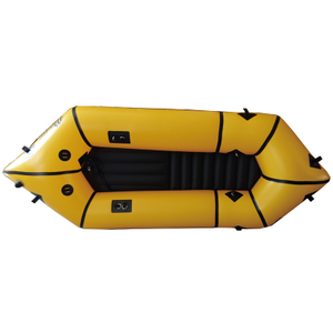 Yellow Self Bailer OEM Packraft Packrafting de aguas tranquilas para la pesca
