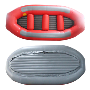 Gran bote de rafting en el río Life de PVC con piso autoachicador