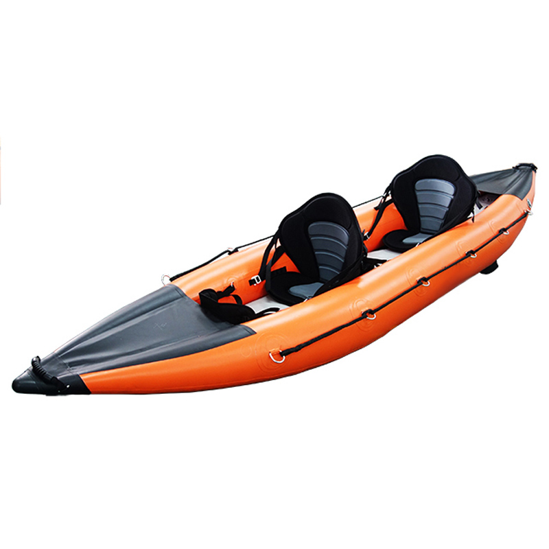 Kayak hinchable para 2 personas con suelo de puntada caída