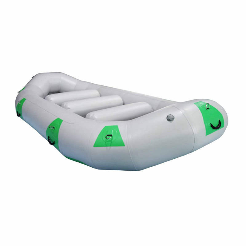 Balsas de pesca inflables de juegos acuáticos personalizados con piso de PVC